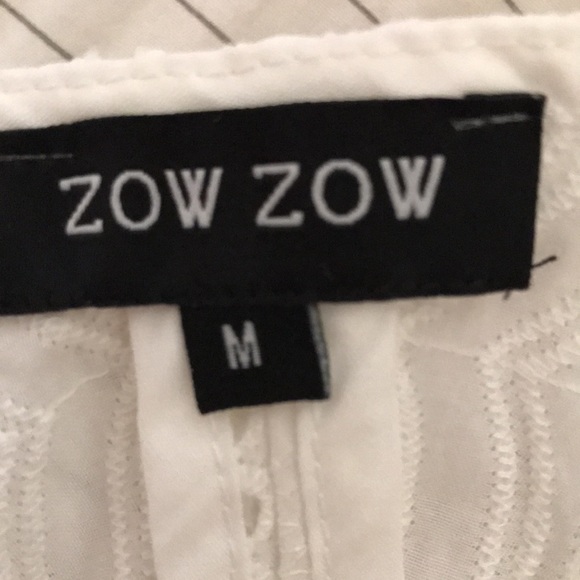 Cotton eyelet peplum blouse - Picture 6 of 8